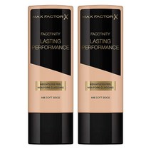 Max Factor Lasting Foundation 맥스팩터 래스팅 퍼포먼스 파운데이션 105 소프트 베이지 35ml 2팩