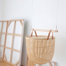 파스텔라운지 DIY 애쉬우드 행잉행거 천정와이어행거 우드옷걸이 행잉플랜트걸이, 1200mm/1홀, 1개