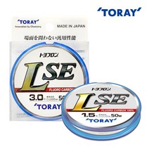 토레이 토요후론 L-SE 카본라인 50m 바다목줄 낚싯줄 카본목줄 토레이목줄 0.8~5호, 1.7호