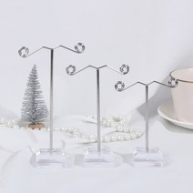 [2set] 마징가케이스 마징가 레고 피규어 진열장 케이스 블랙 클리어 아크릴 스터드 귀걸이 쥬얼리 디스플, 03 3PCS