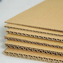 평골판지 두꺼운 5 6 공예 박스지 판 10매 8mm 용지 골판지 보드 미술, 02 5단 5mm 50x50cm (12장)
