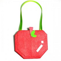 여름 과일 사과 가방종이접기 만들기재료세트, 1인용