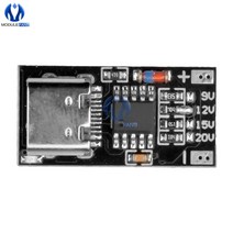 pd qc 충전 트리거 usb dc-dc ups 91220v 유형 c 모듈 전원 공급 전원 은행 보드 고속 충전 dc-dc 부스트 충전회로, pd qc type-c