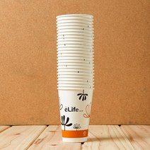 이라이프 카페일회용컵 11온스 카페 커피 종이컵 25P