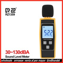 레이저레벨기 브라질 10 pcs RZ1359 RZ 디지털 사운드 레벨 미터 DB 잡음 테스터 30130dB LCD 백라이트 오, 한개옵션0