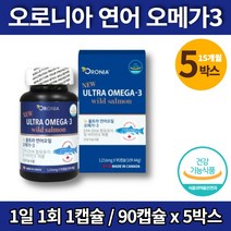 약국 트레이더스 캐나다산 트루 고용량 연어 오메가3 부스터 청소년 중학생 고등학생 수험생 20대 30대 남자 여자 오메가3, 5박스