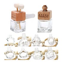 차량용 디퓨저 용기 우드리드 자동차 방향제 미니 공병, 차량용 납작원형 6ml