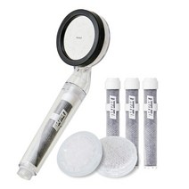 샤워애 와이즈 샤워기 블랙 기획팩 염소제거 수압상승 녹물제거, 와이즈 블랙 기획팩