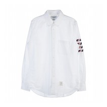 [톰브라운] [라벨루쏘] 스트라이프 핏 셔츠 MWL374D 06177 100