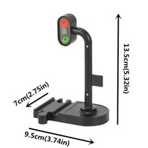 장면 레일 교통 신호등 액세서리 나무 트랙 마그네틱 기차 및 호환 가능, Traffic Lights