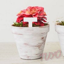 투요 식물 이름표 소 100입 수목이름표 텃밭팻말 식물표찰