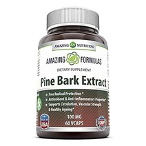어메이징뉴트리션 포뮬러 파인 바크 추출물 100mg 브이캡, 60개입, 1개