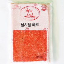 푸드마을 날치알 레드 500g 초밥 알밥, 1개, 날치알레드(현이)