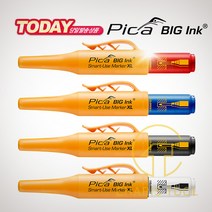 피카 빅잉크 딥홀 마커 170 뚱마커 잉크 마카 다용도 마킹펜 XL 신형 카리스툴, 피카 빅잉크 딥홀마커 170/40 (레드)