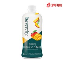 베버시티 후루티 애플망고 스무디 1.8kg 1박스 6개, 단품