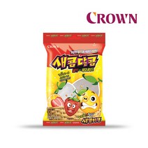 달콤한 딸기 & 새콤한 레몬 크라운 코코몽 새콤달콤 딸기레모네이드 200g 1개, 1봉