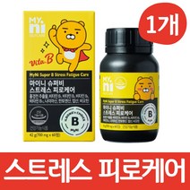 마이니 스트레스 피로케어 홍경천추출물 영양제, 1개, 60정