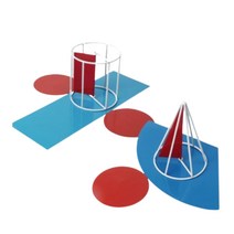 전개도모형 수학교구 원기둥 원뿔 입체도형 자석 연산학습 체험 각뿔 교과 겉넓이