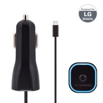 두바이_미니샵_for LG Mobile 5핀 차량용 충전기 일체형 5V1.5A 마이크로5 스마트폰 휴대폰 액세서리 용5 랑5 핸드폰++mingpin*, $베스트선택**블랙