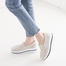 여성 돈피가죽 발편한 드라이빙슈즈 컴포트 단화