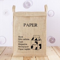 휴지 재활용 면마 분리수거함 종이류, 단품