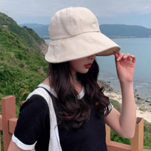 데이룩스 여성 버킷햇 벙거지 챙넓은 여름모자 해외여행모자