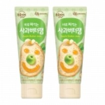 복음자리 바로 짜먹는 사과버터잼, 100g, 2개