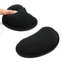 HACC 메모리폼 손목받침대 마우스 패드 기본, 블랙