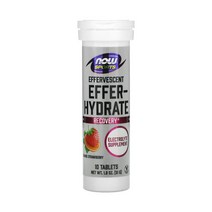 나우푸드 Effer-Hydrate 오렌지 딸기맛 51g 10정 탄산칼슘 탄산수소칼륨 함유, 1개, 기본