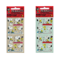 스티커매직) Snoopy and Woodstock, plain