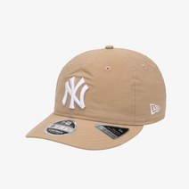 뉴에라 NewEra 정품 공식스토어 남여공용 나일론 뉴욕 양키스 프리 커브드 레트로 크라운 사이즈캡 트윌 베이지 13549100