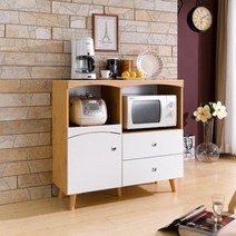 밥솥레일 광파오븐장 1000 광파오븐 렌지대 선반 전자렌지 다이, 화이트