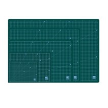국산 녹색 커팅매트 눈금 고무판 책상 깔판 칼질 보호 데스크 사무 미술 오리기 제도 작업, M