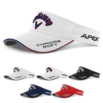 캘러웨이 TOUR 남성 바이저 썬캡, 블랙