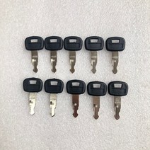 굴삭기 Kubota 미니 굴삭기 용 10PCS 459A 점화 스위치 키, 한개옵션0