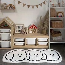 고양이 캐릭터 바닥 매트 러그 거실 자취방 어린이방 미끄럼 방지 감성 카페트