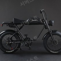 전기바이크 레저 팻바이크 국토종주 레트로 자토바이 전기팻바이크 라이더 배달용, 48V, 13AH, [Y1] 오일 브레이크_듀얼 브레이크