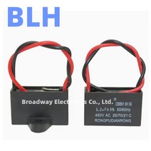 CBB61 팬 시작 캐패시터 450V 5UF 6UF 7UF 8UF 9UF 10UF 20UF 천장 레인지 후드 2 개, 22 16UF 57x25x44MM