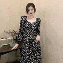 [Myshe]여성 뱃살커버 원피스 빅사이즈 봄 3Q425LTT325DM08