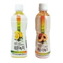 연호음료 해피 레몬녹차, 350ml, 20개