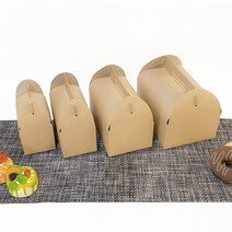 화이트 선물상자(대 중 소) 손잡이상자 쿠키상자 포장상자 선물포장박스 답례품포장 조각케익상자 빵포장박스 수건포장상자, 1장, 크라프트 선물상자(대)