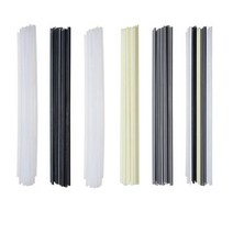 pvc용접봉 pvc용접 전기용접기ABS PP PVC 플라스틱 용접봉 세트 자동차 범퍼 수리 전극 납땜 핫 에어 건 5, 03 50pcs Rod PP Black