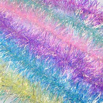 크리스마스 빤짝이 모루 만들기 트리장식 (트윙클) 3사이즈, 트윙클(대) 핑크