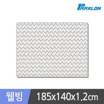 [파크론] 웨이브 그레이 웰빙 놀이방매트 185x140x1.2cm