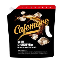 [카페모어 대용량커피 1박스] 1리터 블랙 커피 1000ml 10개입 (커피향이 매우좋은), 10개