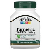 21st Century 강황 복합체 500 mg 베지 캡슐 60정 102935