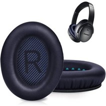 QC35 QC25 QC15 AE2 헤드폰 메모리 폼 패드 이어 커버 수리 교체 이어 패드 이어 패드 쿠션 커버, 전용 헤드밴드 + 이어패드(1쌍) + 이어솜(1쌍), 보스헤드폰 전용 패드 풀세트