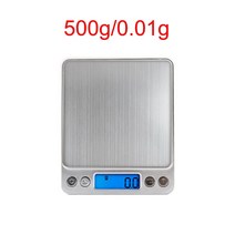 카페저울 0.01g/0.1g 정밀 LCD 디지털 저울 500g/3000g 미니 전자 그램 무게 균형 차 베이킹 385ea1, 02 500g-0.01g