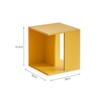 코너장식장 틈새장식장 미니 트로피 진열장 상패 진열장 상장 회전, 노란색