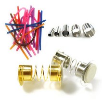 각종스프링/각종용수철/용수철/스프링/만들기용수철, 접착스프링-20mm-금색-4개입, 1개